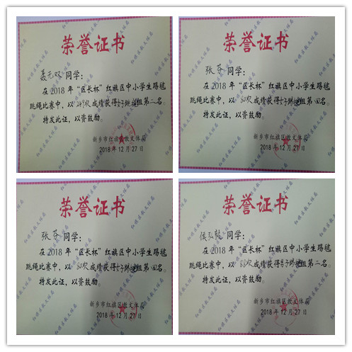 个人获奖情况